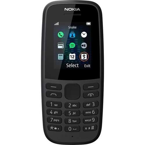 Мобилен телефон Nokia 105 Dual SIM (2019) черен